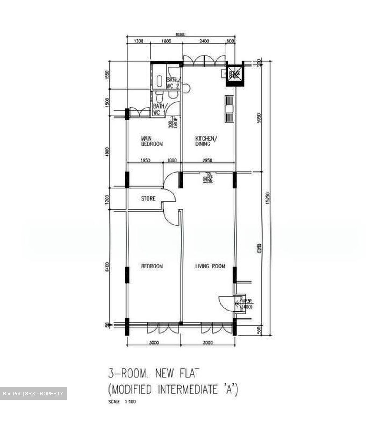 Blk 526 Bedok North Street 3 (Bedok), HDB 3 Rooms #609095921